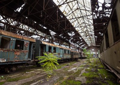 Red Star Train Graveyard Hungary