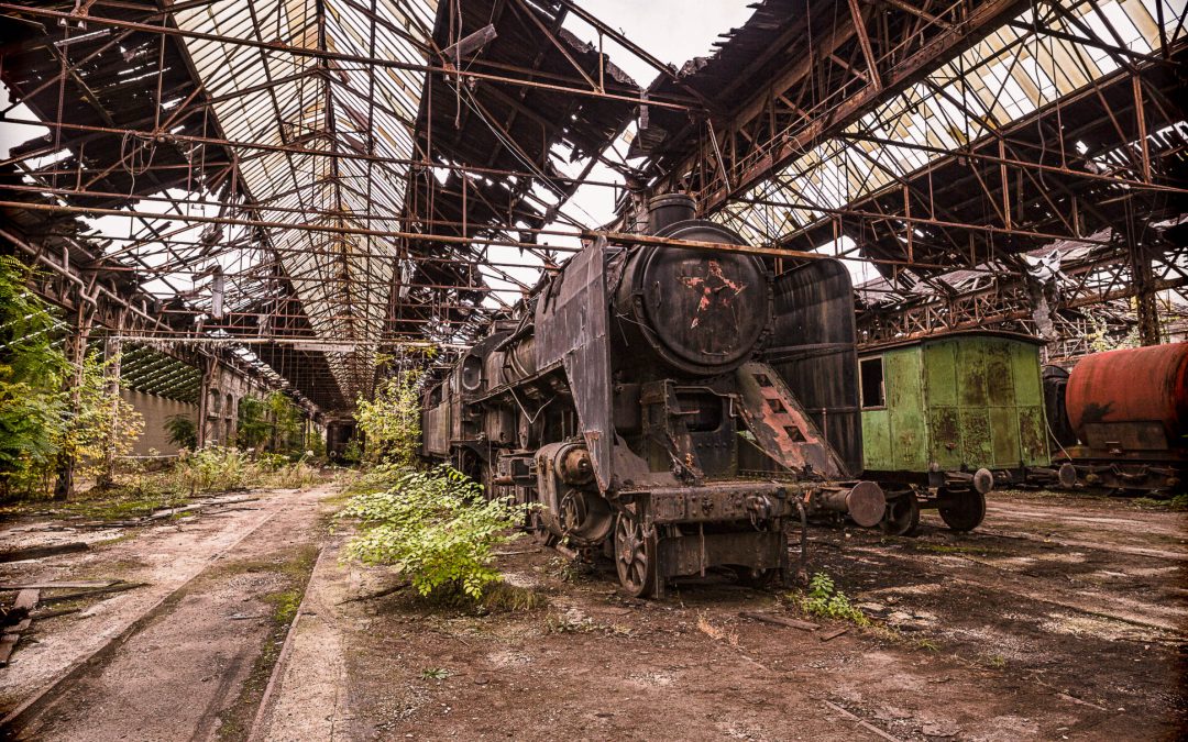 Red Star Train Graveyard Hungary